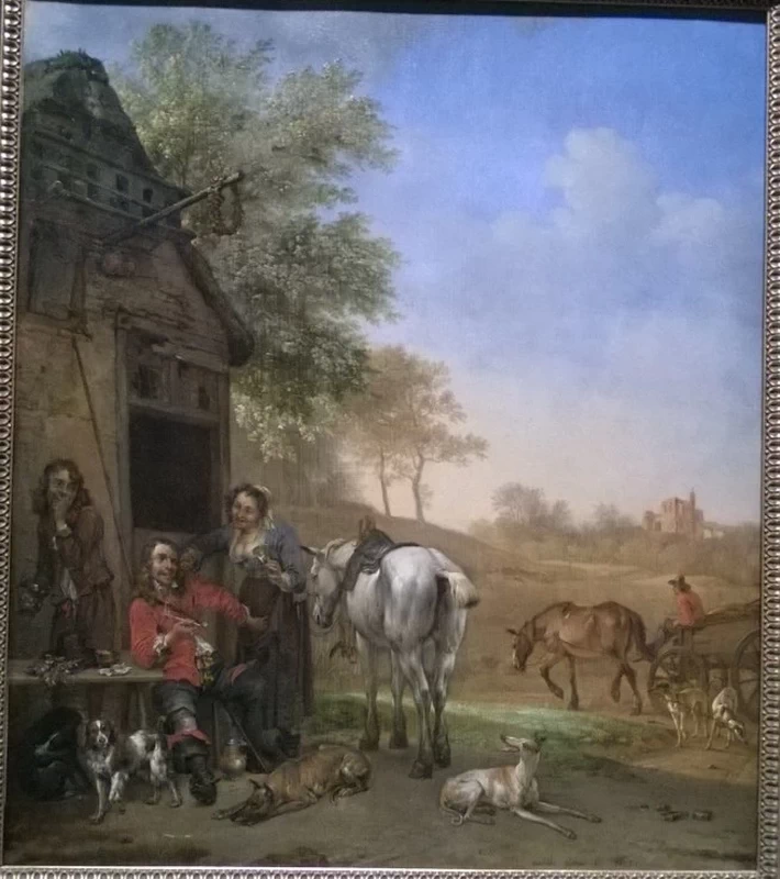 La visita del cacciatore - Museo statale di Schwerin